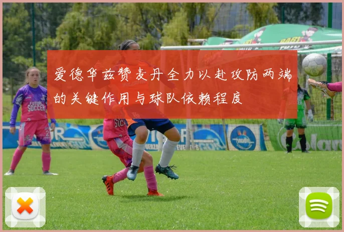 爱德华兹赞麦丹全力以赴攻防两端的关键作用与球队依赖程度